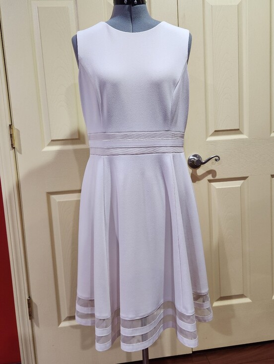 Calvin Klein Dresses & Skirts - Calvin Klein Fit & Flare Blush Pink Color  Sleeveless Midi Dress, Size 12